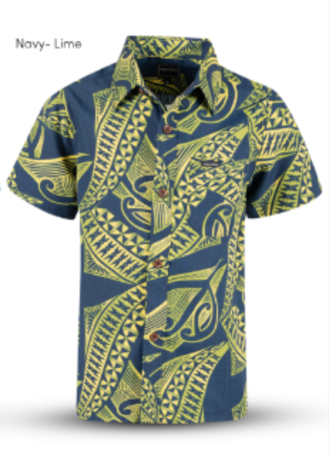 Tribal Origin Boys Bula Shirt - Meivea