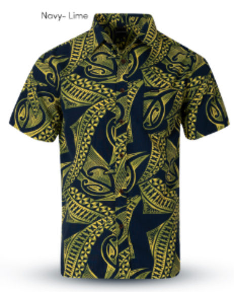 Tribal Origin Mens Bula Shirt - Meivea